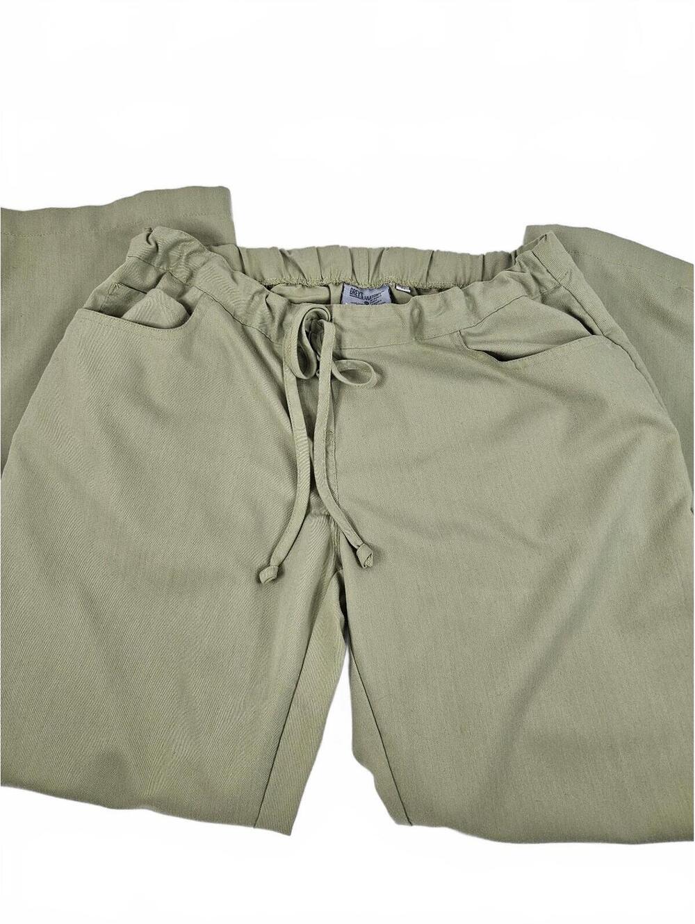 Grey's Anatomy by Braco Olive Green Drawstring Scrub Pants-Medium
